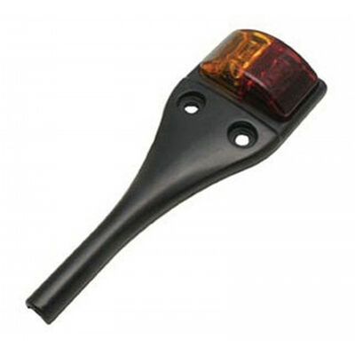 Valterra Diamond LED Side Marker Light, Left Fender, Amber/Red