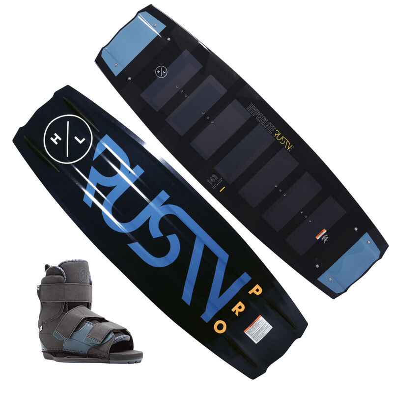 Hyperlite Rusty Pro Wakeboard With Formula Bindings image number 1