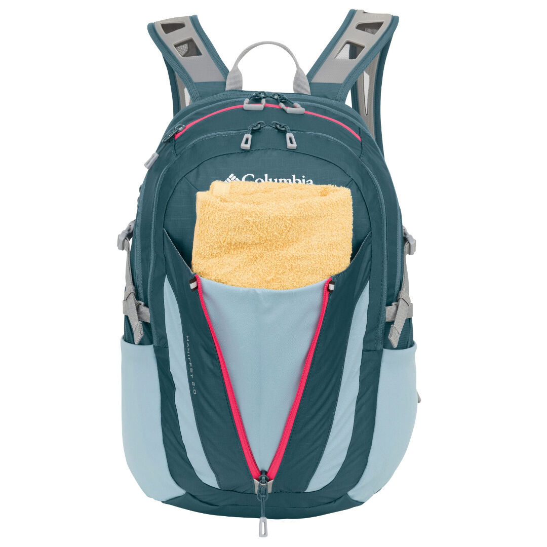 New Columbia "Manifest 2.0" Hiking Travel Backpack Daypack Omni Shield/Techlite 