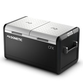 Dometic CFX3 75 Liter/113 Can 12V Compressor Dual-Zone Powered Portable Refrigerator/Freezer
