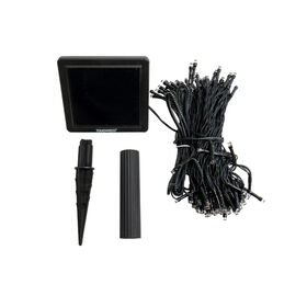 Touch of ECO LITEUP125 Outdoor Solar LED String Lights, Red