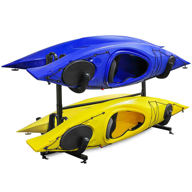 RaxGo Freestanding 4-Kayak Storage Rack image number 1