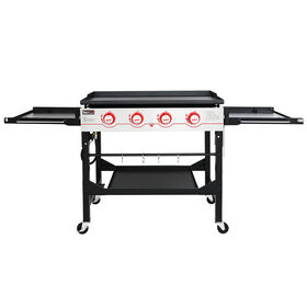 Royal Gourmet GB Series 4-Burner Gas Griddle with Latch Cover
