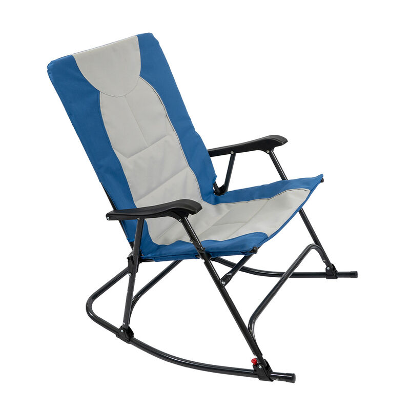 Padded Folding Outdoor Rocker image number 2
