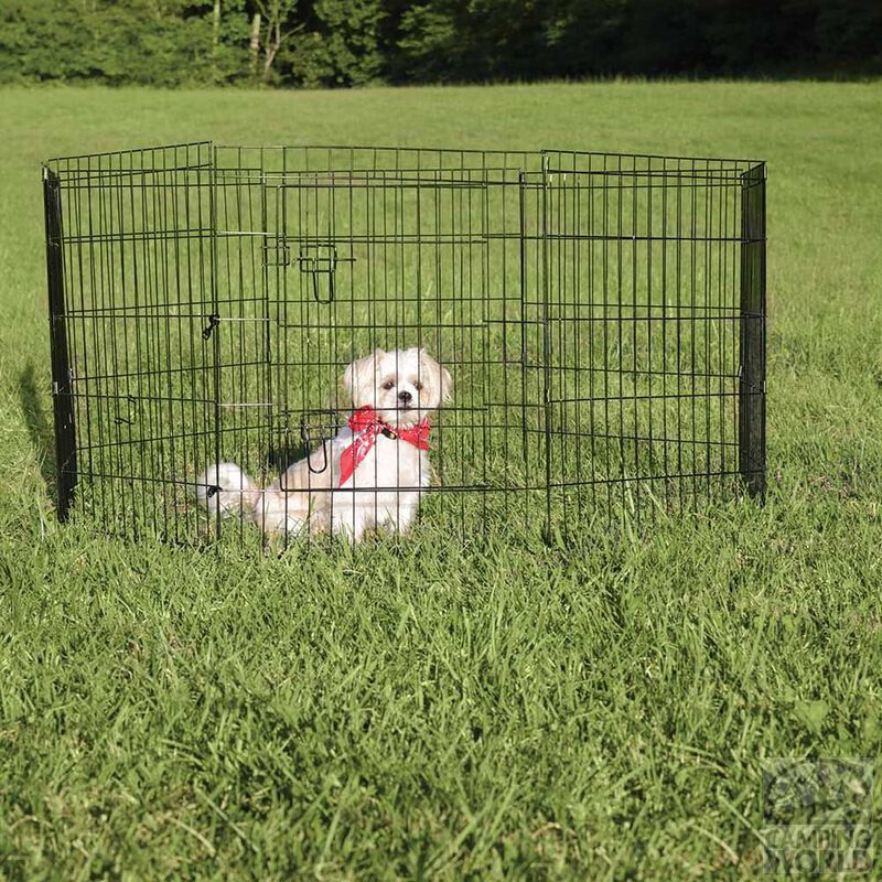 8 Panel Playpen for Small Dogs and Pets, 30&quot;H image number 7