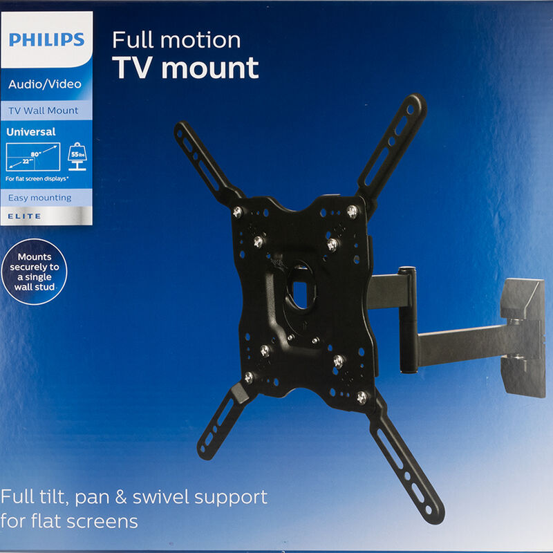 Philips Elite Full-Motion TV Wall Mount, Up to 80" image number 9