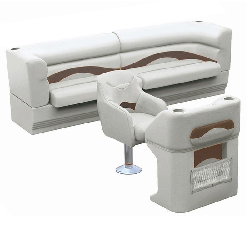 Toonmate Premium Pontoon Furniture Package, Complete Classic Rear Seat Group image number 8