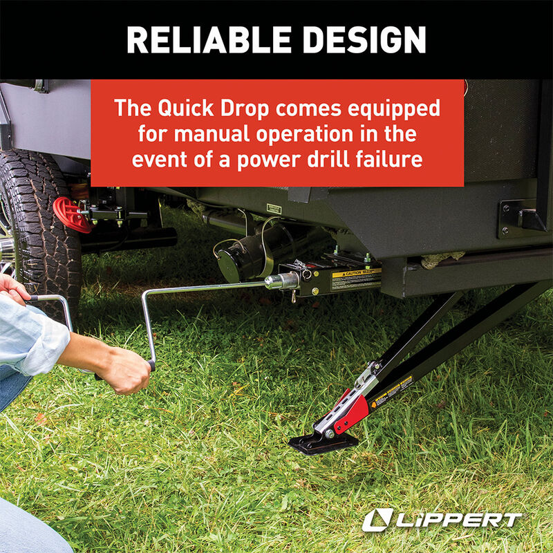 Lippert Quick Drop RV Stabilizer Single Leg Kit image number 5