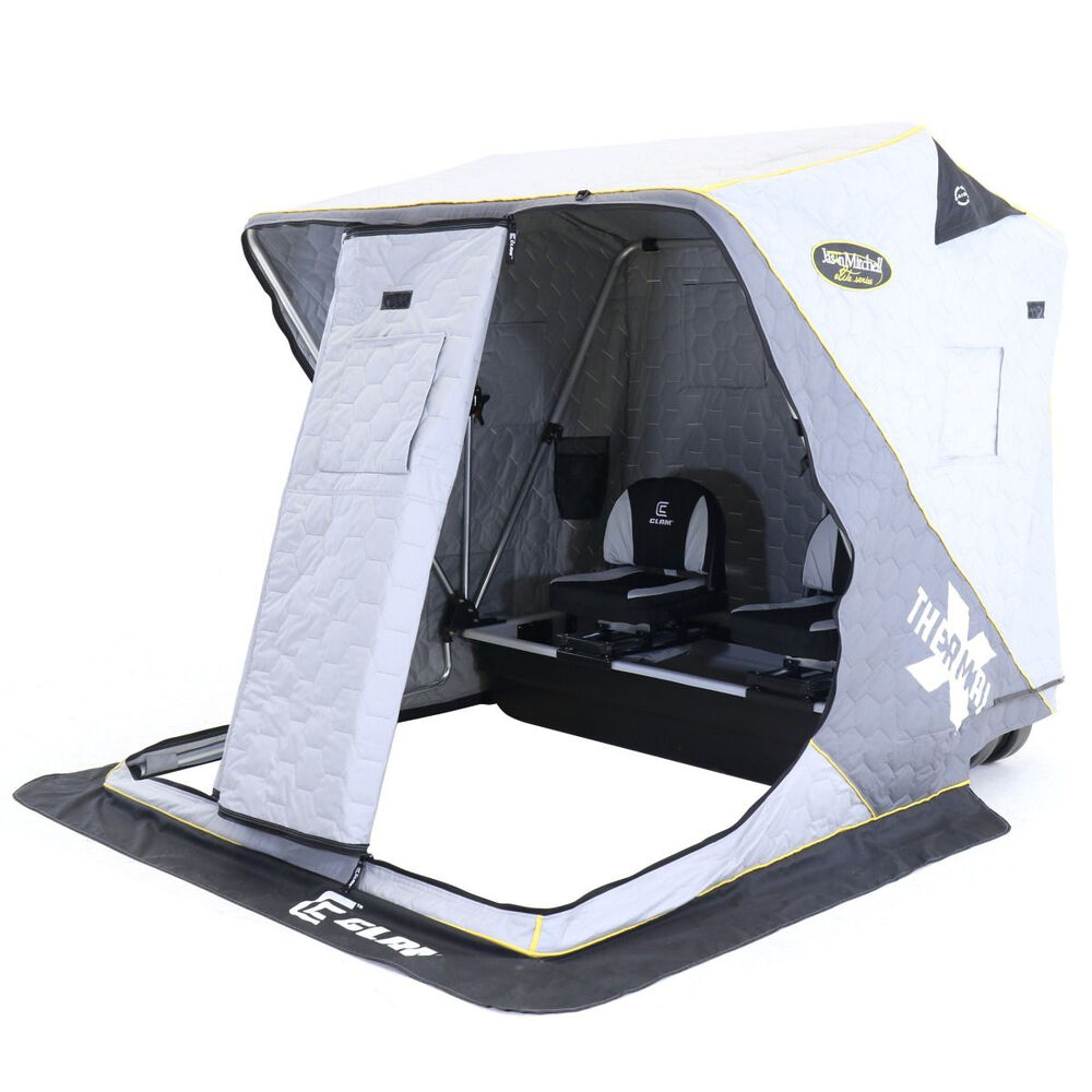 Clam Outdoor Jason Mitchell Thermal X Ice Fishing Shelter ...