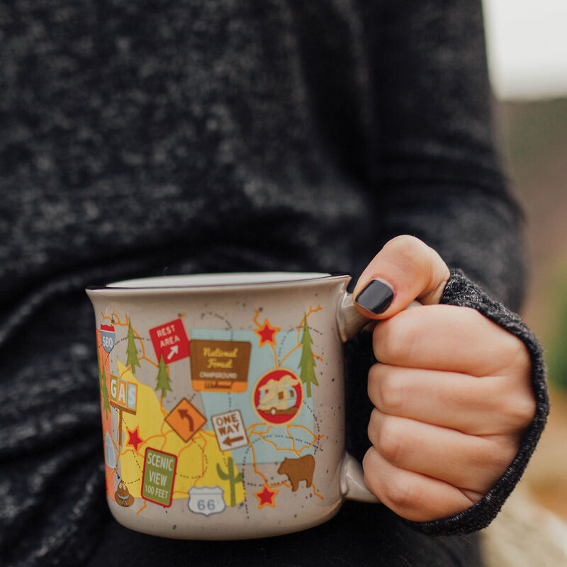 Camp Casual Mugs, Travel Map image number 2