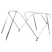 Shademate Bimini Top 3-Bow Aluminum Frame Only, 5'L x 32"H, 73"-78" Wide