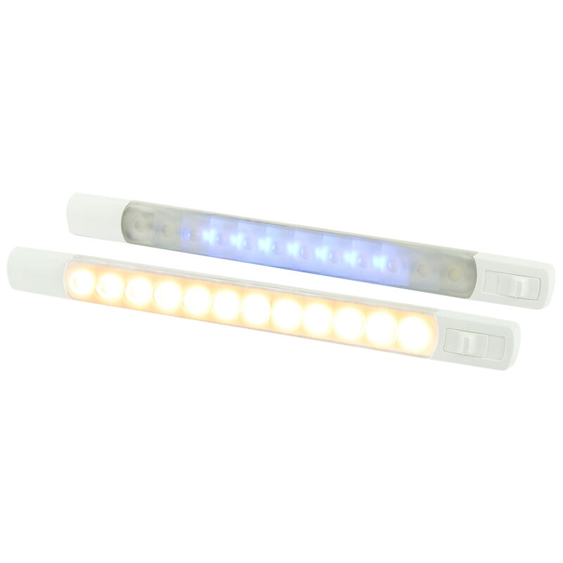 Hella Marine LED Surface Strip Light With Dual Switch (Color + Warm White Light) image number 1
