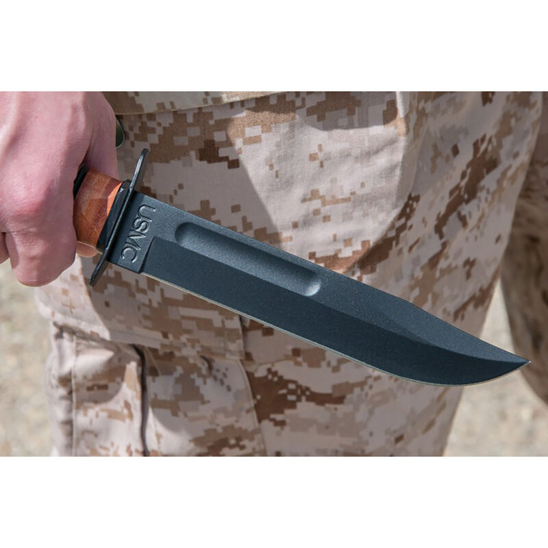 KA-BAR USMC Straight-Edge Fixed-Blade Knife image number 5