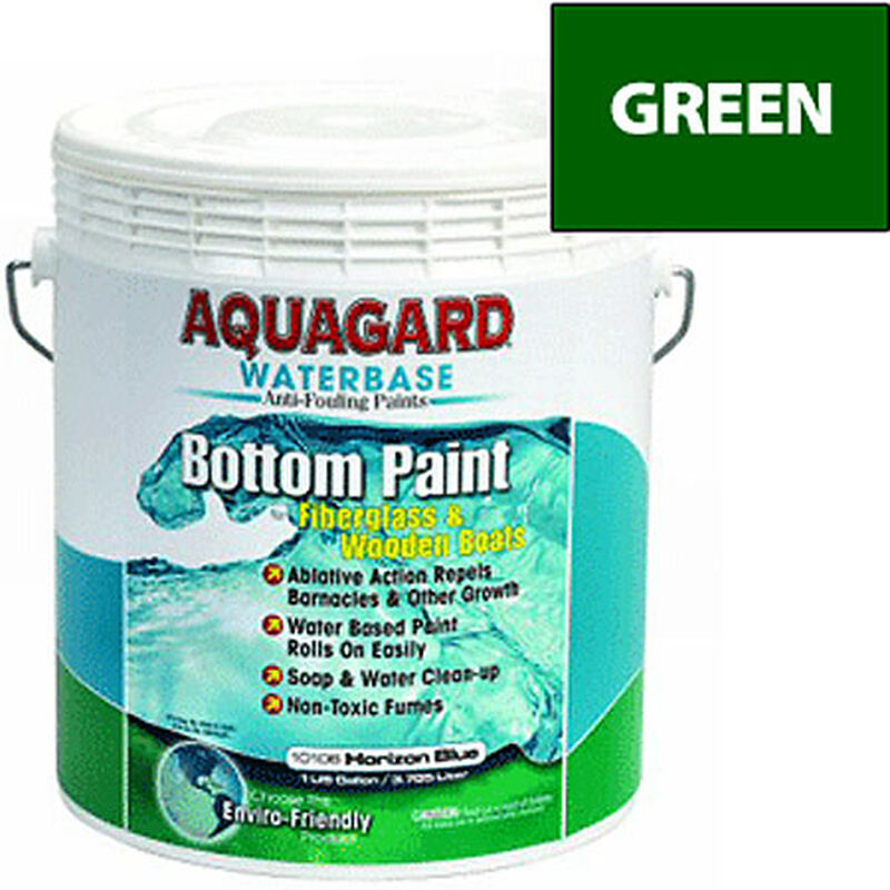 Aquaguard Waterbase Anti-Fouling Bottom Paint, Gallon, Green image number 1