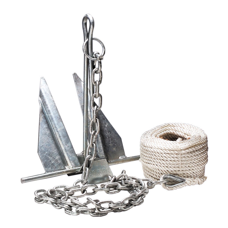 Overton's #7 Slip-Ring Galvanized Anchor Kit