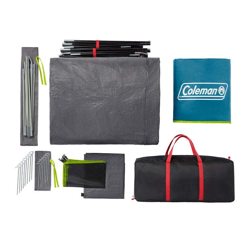 Coleman Skydome 4-Person Screen Room Camping Tent with Dark Room Technology image number 8