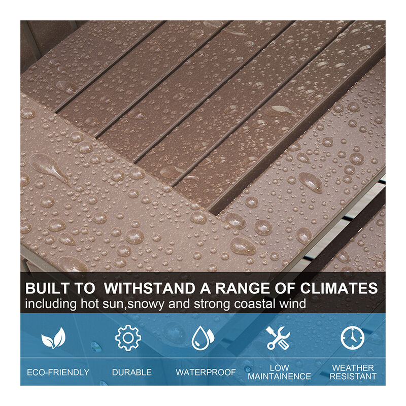 Upland Adjustable Adirondack Chair with Built-In Ottoman image number 4