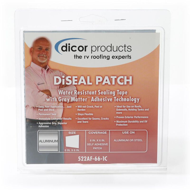 Dicor Seal-Tite Patch, 6" x 6", White image number 1