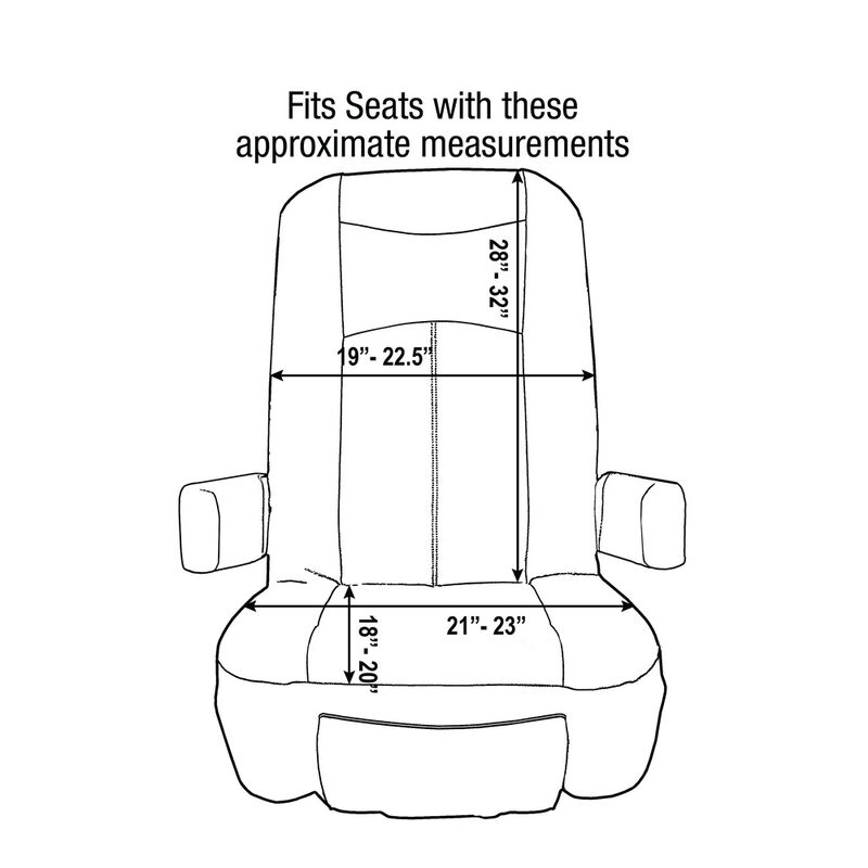 GripFit+ Premium Motorhome Seat Cover Double Pack image number 4