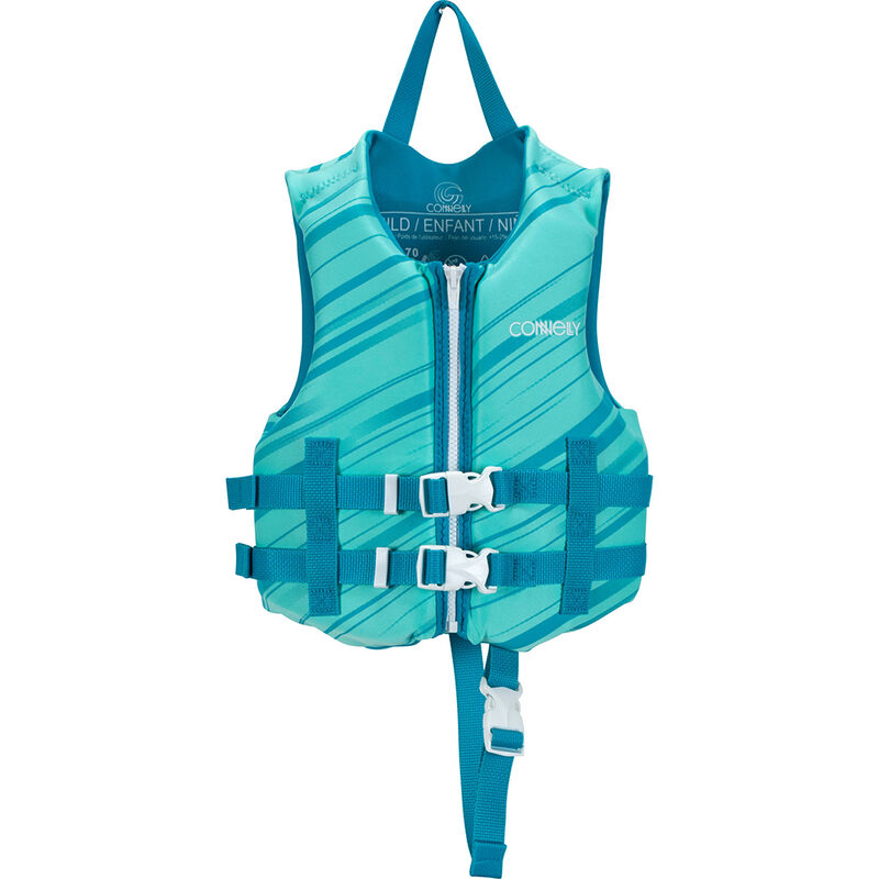 Connelly Child Promo Neo Life Vest, Aqua image number 1