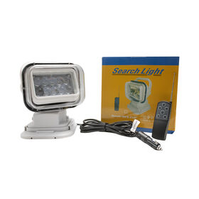 Race Sport Motorized 50W LED Spotlight with Remote, White