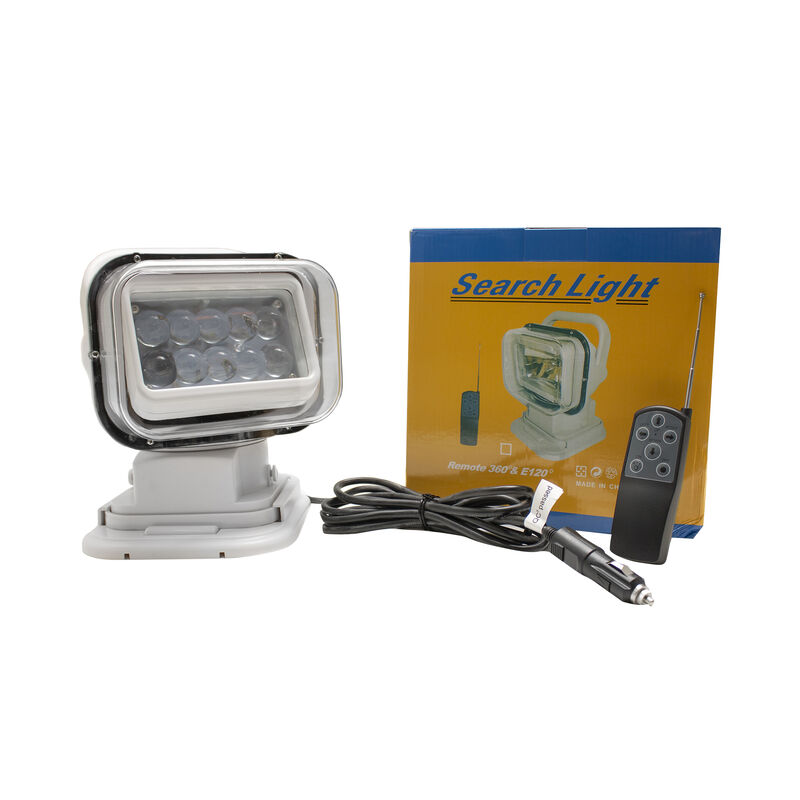 Race Sport Motorized 50W LED Spotlight with Remote, White image number 1