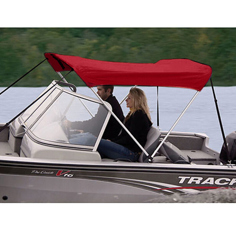 Shademate Sunbrella Stainless 2-Bow Bimini Top 5'6''L x 42''H 47''-53'' Wide image number 8