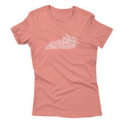 Points North Women's Word Cloud KY Short-Sleeve Tee