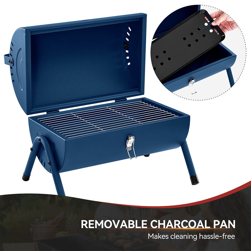 The Royal Gourmet CC1015B 2 Burn Portable Charcoal Grill  image number 2