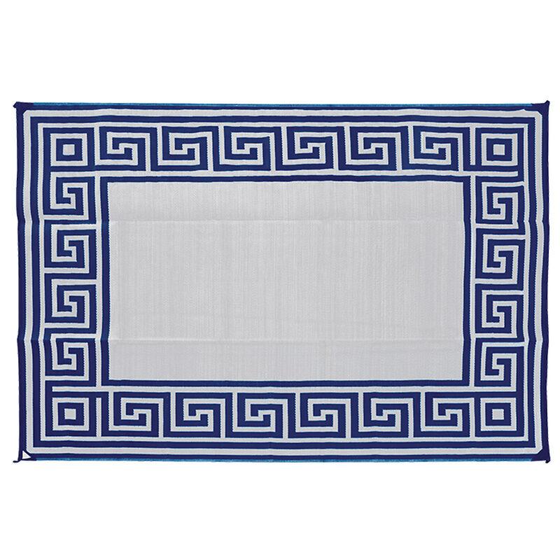 Reversible Greek Motif Design Patio Mat image number 26