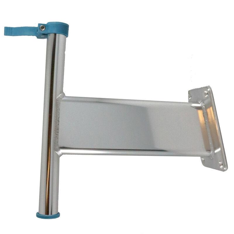 King Pin Transom-Mount Bracket, Clear Anodized Finish image number 1