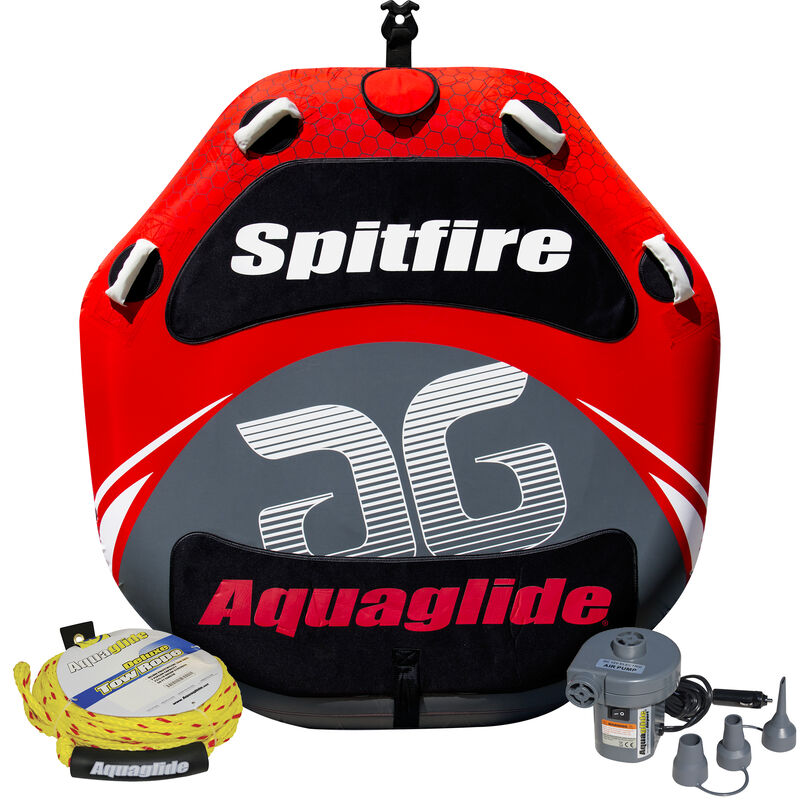 Aquaglide Spitfire 2-Person Towable Tube Package image number 1