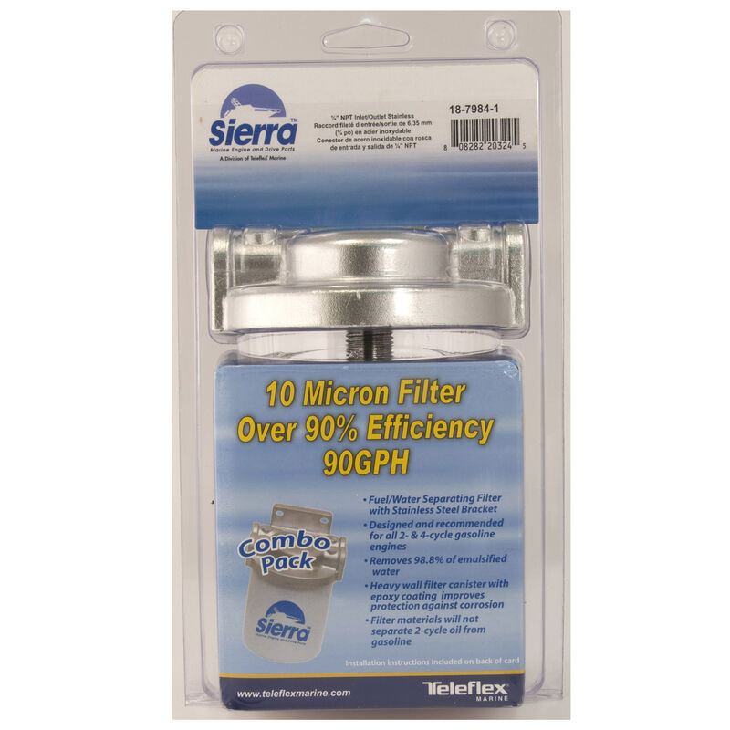 Sierra Fuel Water Separator Kit For Yamaha Engine, Sierra Part #18-7984-1 image number 1