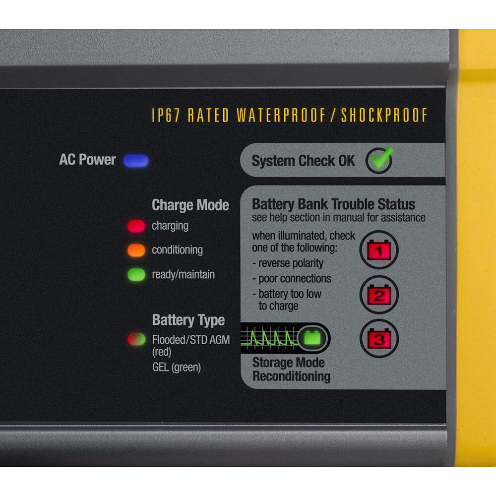 ProMariner ProSport Generation 3 Marine Battery Charger, 20Amp/Triple