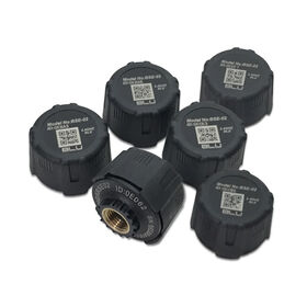 BLU Tire Pressure & Temperature Monitoring System, External 1-100psi, Set of 6