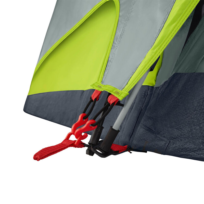 Coleman Skydome 8-Person Camping Tent With Screen Room, Rock Gray image number 4