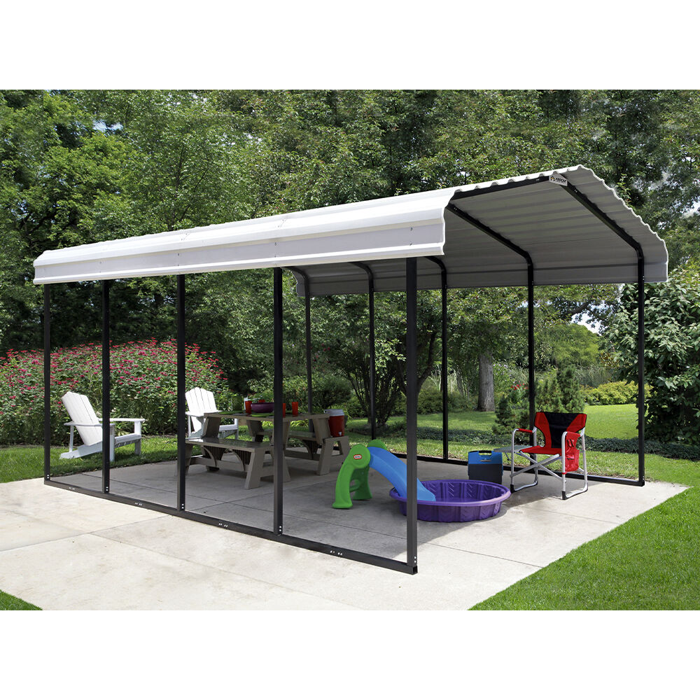 Arrow Vinyl Coated Steel Carport - Thumbnail 4