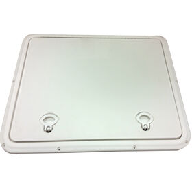 DPI Marine DPF Polar Brite White Flush Series Hatch Door, 16-3/4" x 21" O.D. frame