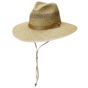 Dorfman-Pacific Men's Rush Straw Safari Hat