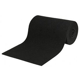 Smith Black Marine-Grade Carpet Roll, 12'L x 11"W