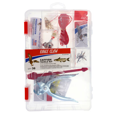 Eagle Claw Catfish Tackle Kit, 38 Pieces