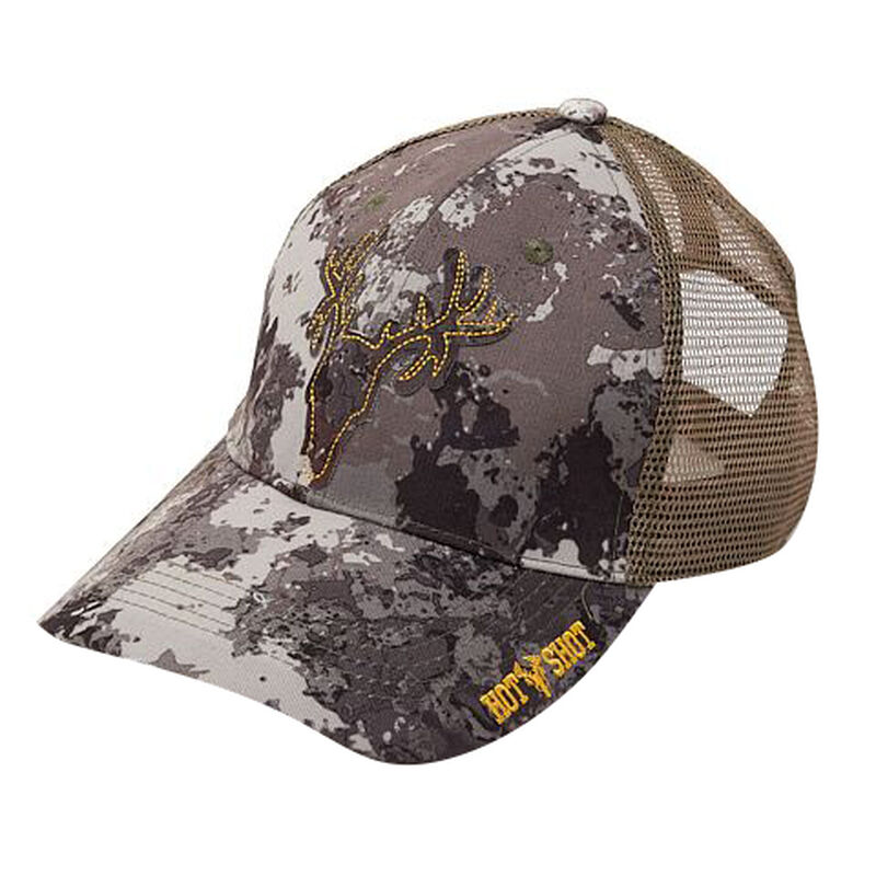 Hot Shot Men's Camo Mesh Ball Cap image number 2