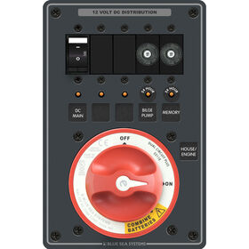 Blue Sea Systems DC Dual Battery Bank Management Panel