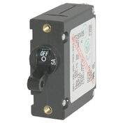 Blue Sea Circuit Breaker A-Series Toggle Switch, Single Pole, 5A, Black