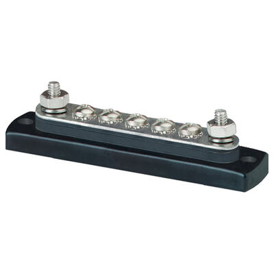 Blue Sea MiniBus 100-Amp Common Busbar, (5) #8-32 Terminal Screws