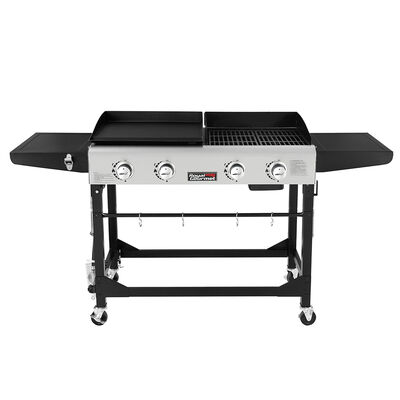 Royal Gourmet Premium 4-Burner Folding Gas Grill and Griddle