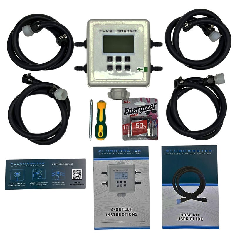Flushmaster Outboard Flushing System, 4-Outlet, 20' Hose image number 5