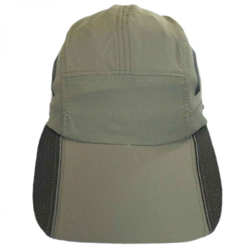 Dorfman Pacific Men&rsquo;s Umbra Fishing Cap with Foldaway Sun Shield image number 5