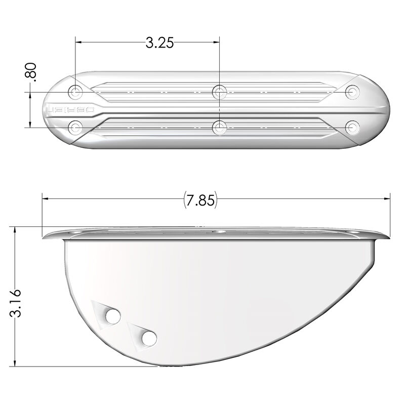 O'Brien Plastic Replacement Fin image number 2