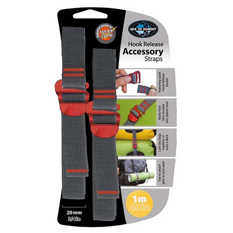 Sea To Summit Accessory Straps with Hook Release, 40" image number 1